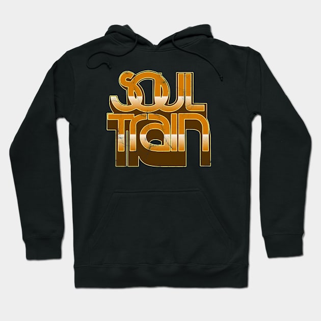 Soul Train vintage distressed Hoodie by NineBlack